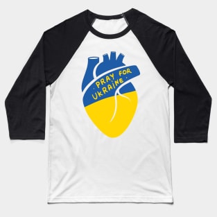 heart for pray for ukraine Baseball T-Shirt